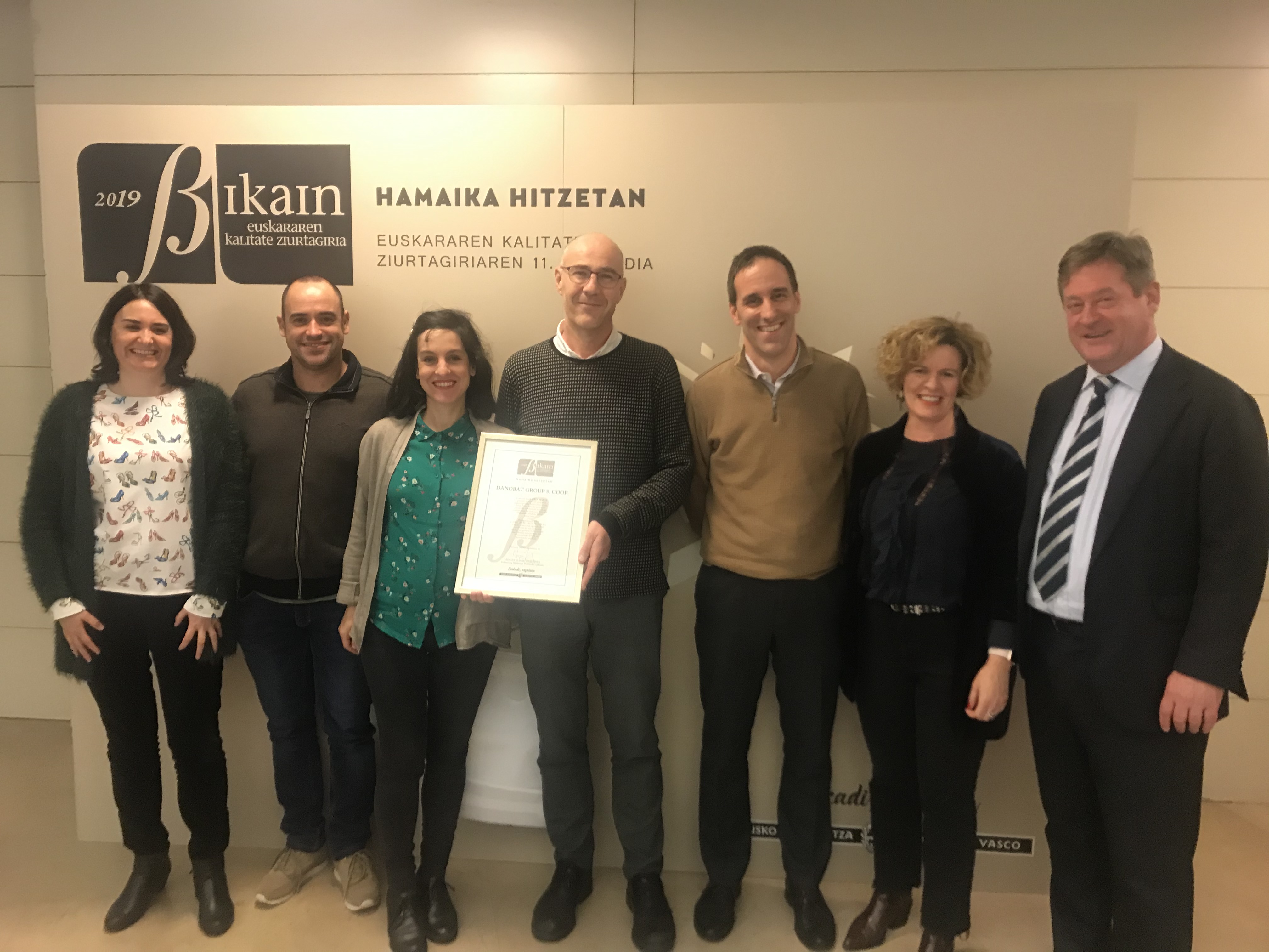 Danobatgroup has obtained the Silver category of the Language Quality Certificate BIKAIN
