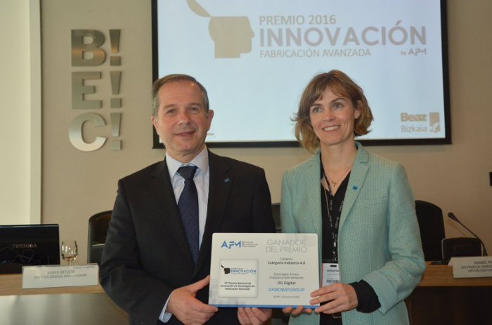 DANOBATGROUP has been given the Award for Innovation in Advanced Manufacturing Technologies at the Spanish Machine Tool Biennial BIEMH 2016