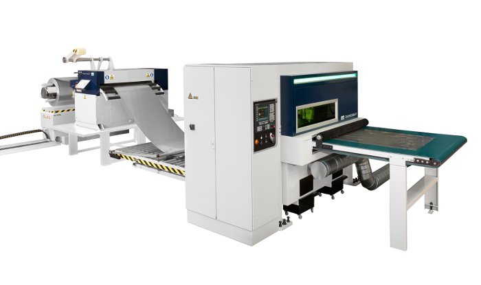 New coil fed fiber laser cutting system