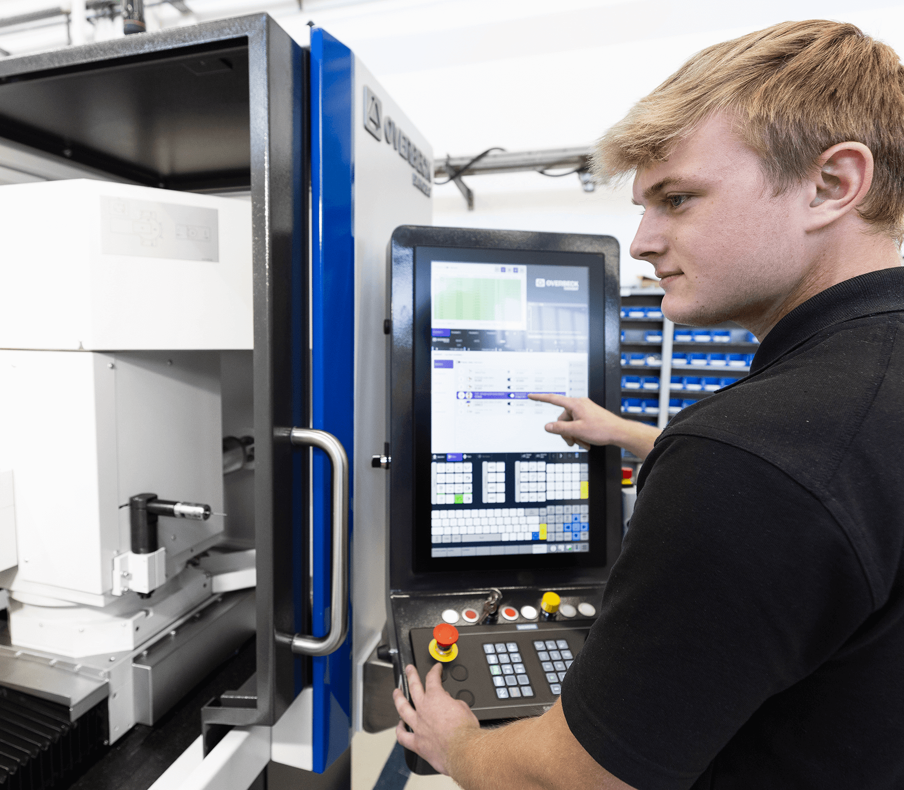 Internal and external grinding machine — ID/IED | Overbeck