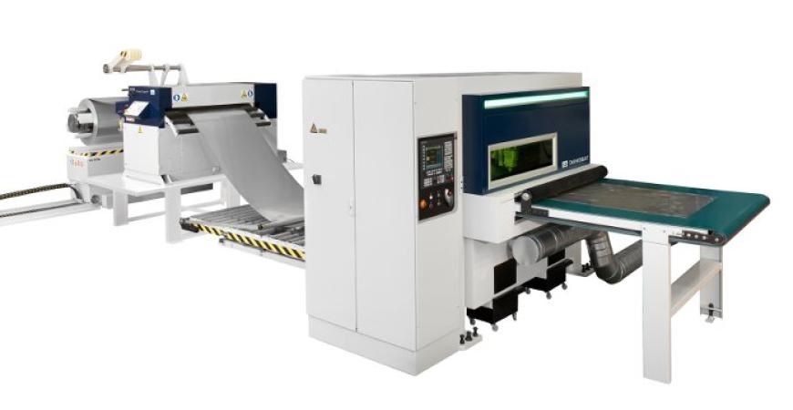 New coil fed fiber laser cutting system